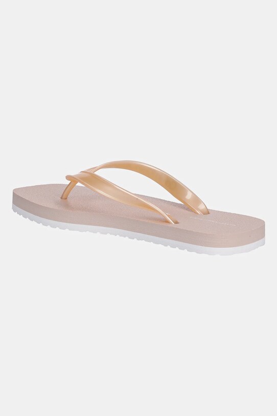 Boty Žabky Calvin Klein Jeans THONG+ TPU METALLIC YW0YW01720 růžová