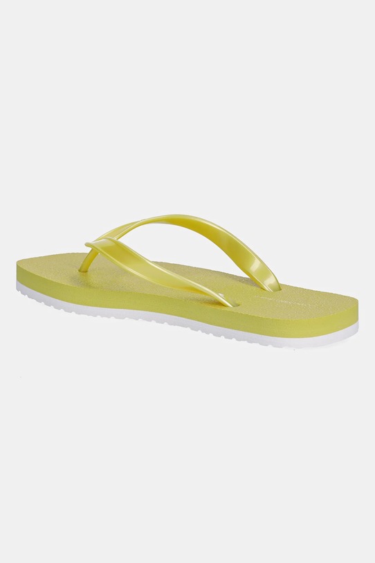 Obuwie Calvin Klein Jeans japonki THONG+ TPU METALLIC YW0YW01720 zielony