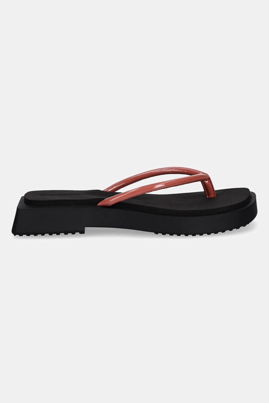 Šľapky Calvin Klein Jeans SQ LOW WEDGE SANDAL STITCH YW0YW01716 ružová SS25