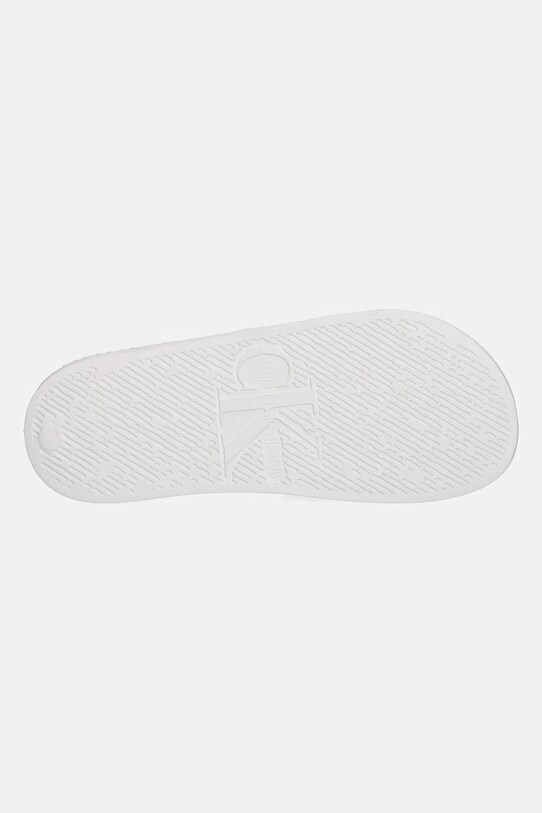 Calvin Klein Jeans papucs SLIDE MONOGRAM TPU YW0YW01715 fehér