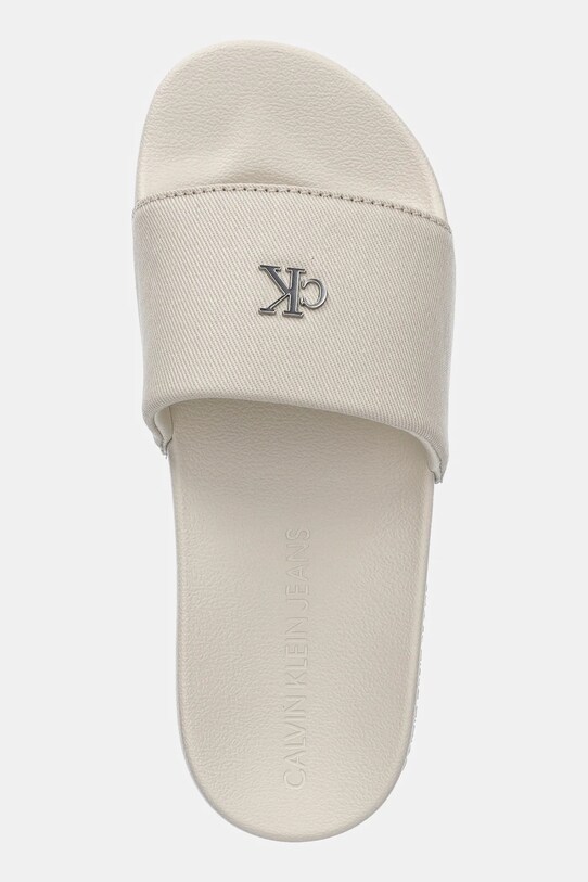 Шлепанцы Calvin Klein Jeans SLIDE MONOGRAM HARDWARE бежевый YW0YW01713