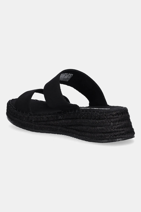 Obuwie Calvin Klein Jeans klapki SPORTY ROPE MG LTH WEBBING YW0YW01704 czarny