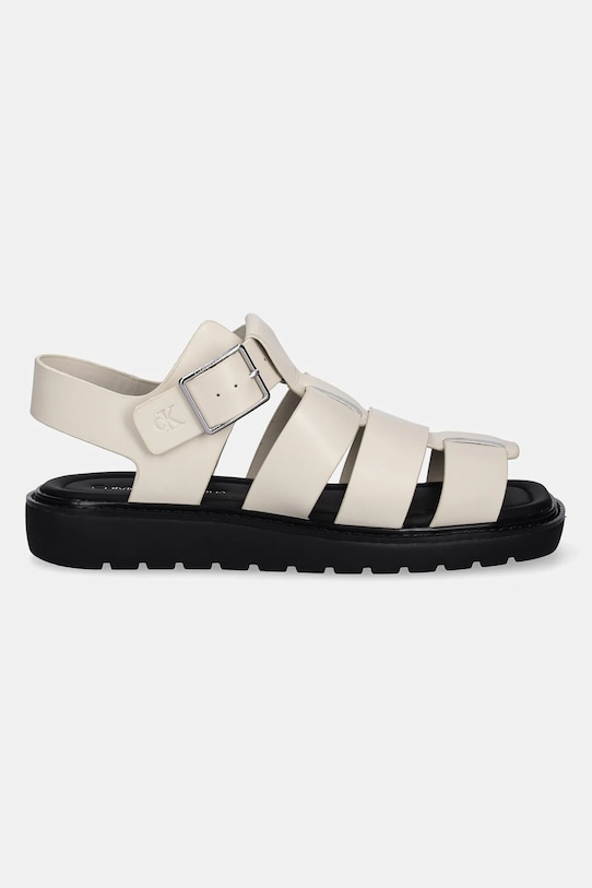 Calvin Klein Jeans sandały SQ MOLDED SDL FISHERMAN MG WN YW0YW01700 beżowy SS25