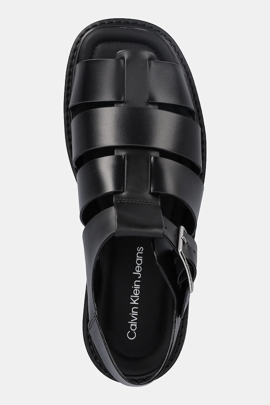 Calvin Klein Jeans sandały SQ MOLDED SDL FISHERMAN MG WN czarny YW0YW01700