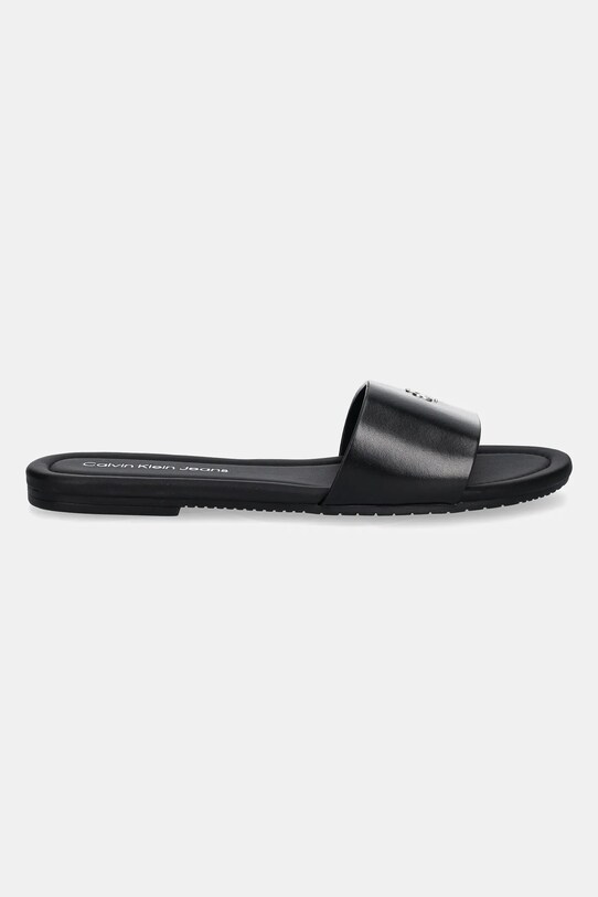 Natikače Calvin Klein Jeans FLAT SANDAL SLIDE MG YW0YW01697 crna SS25