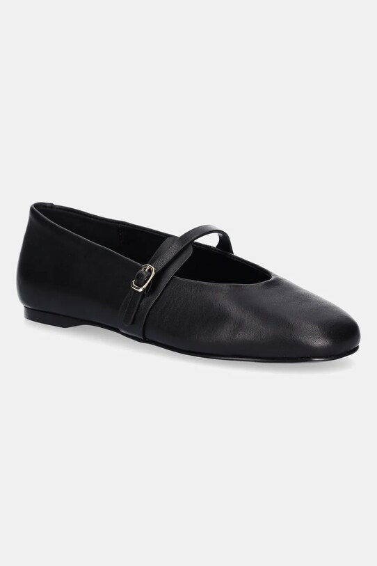Kožené baleríny Steve Madden Rejoice přírodní kůže černá SM11003565.017