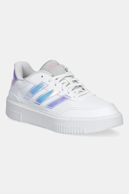 adidas sneakers Courtblock Bold textil alb JI2205