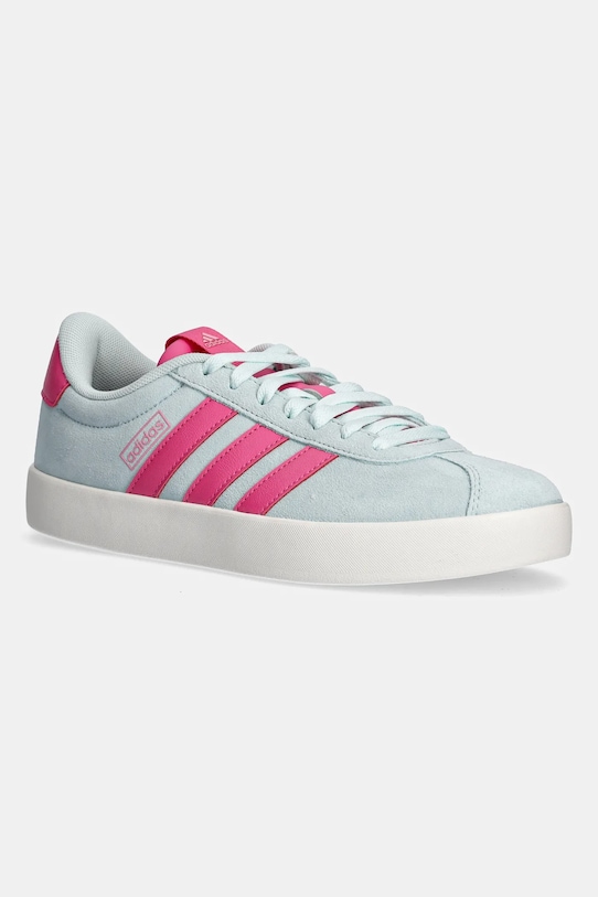 Sneakers boty adidas Vl Court 3.0 semišová kůže modrá JP5326