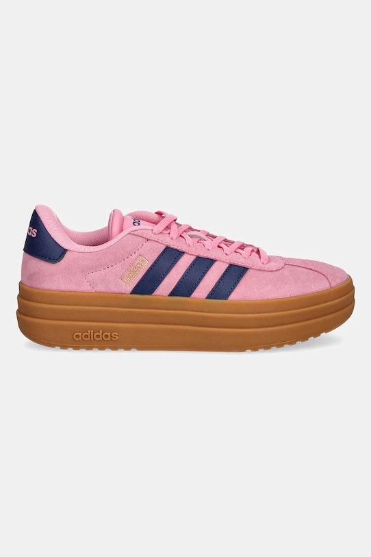 adidas sneakers din piele intoarsă Vl Court Bold JI1789 roz SS25