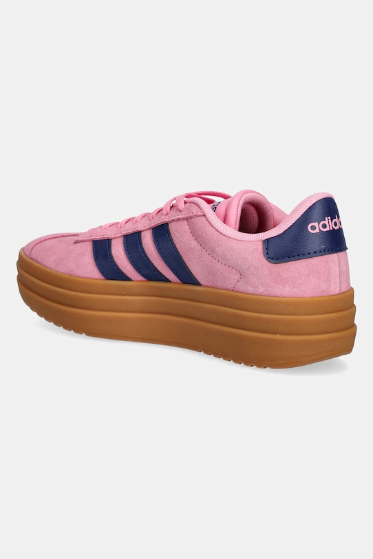 Încălțăminte adidas sneakers din piele intoarsă Vl Court Bold JI1789 roz