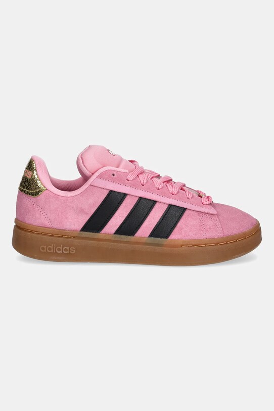 adidas sneakers din piele intoarsă GRAND COURT ALPHA 00s JH8669 roz SS25