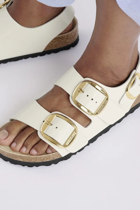 Birkenstock sandale de piele Milano Big Buckle 1025395