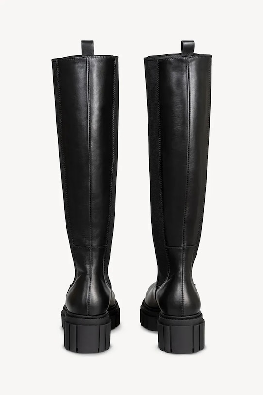 Obuwie Bizuu kozaki skórzane DELINE DELINE.CZARNY czarny