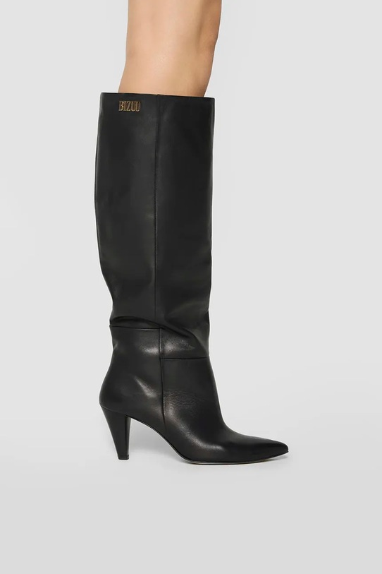 Bizuu ghete de piele ERIE ERIE.CZARNY negru