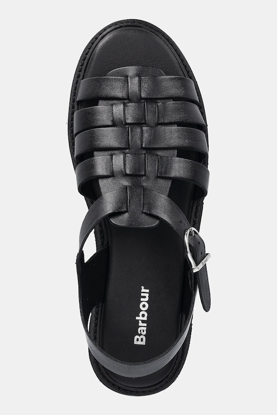 Barbour sandały skórzane Otterburn czarny LFO0757BK51