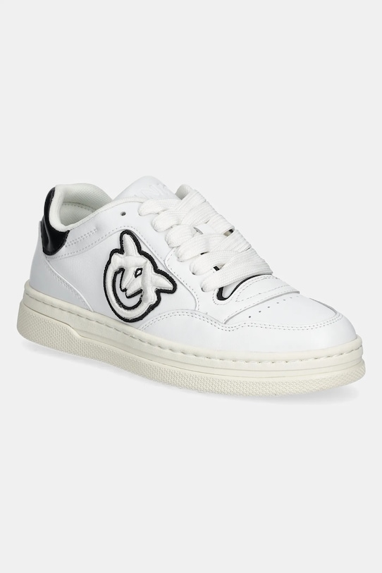 Tenisky Pinko Mandy imitácia kože biela SS0077.P001.ZZ1