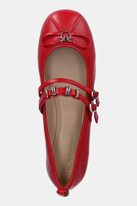 Pinko balerini de piele Gioia rosu SD0297.P003.R30