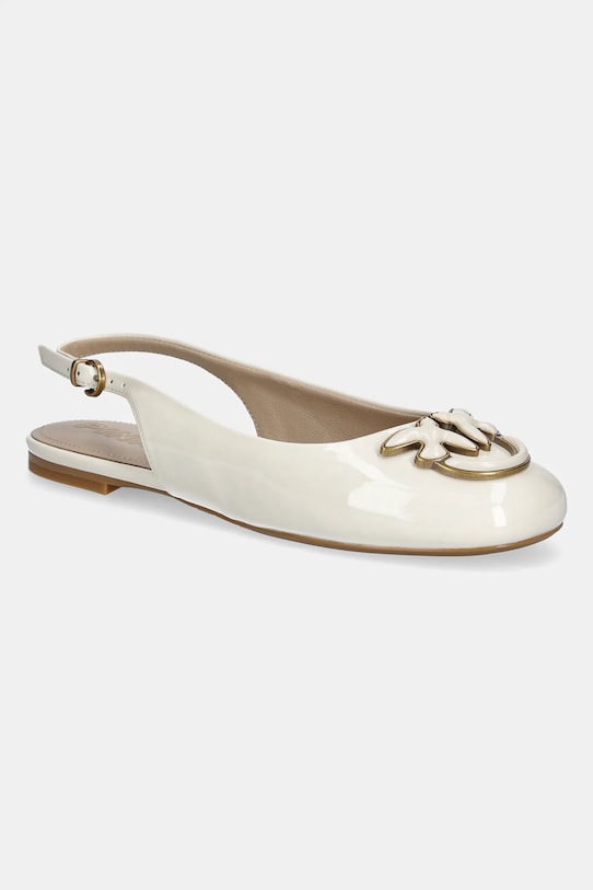 Pinko balerini Maggy imitatie de piele lacuita bej SD0247.E002.DY7