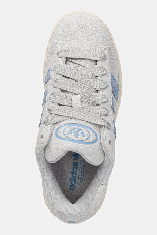 Σουέτ αθλητικά παπούτσια adidas Originals Campus 00s γκρί JH5627