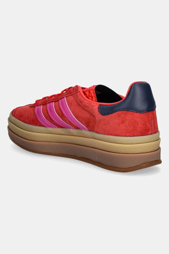 Încălțăminte adidas Originals sneakers din piele întoarsă Gazelle Bold JH9665 rosu