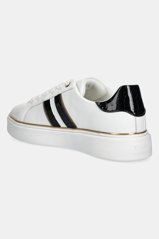 Παπούτσια Δερμάτινα αθλητικά παπούτσια Twinset 251TCP01A.01870 λευκό