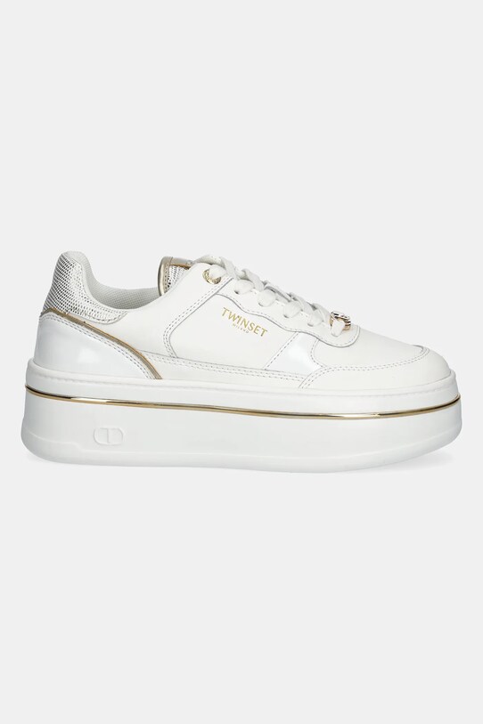 Twinset sneakersy 251TCP014.07049 biały SS25