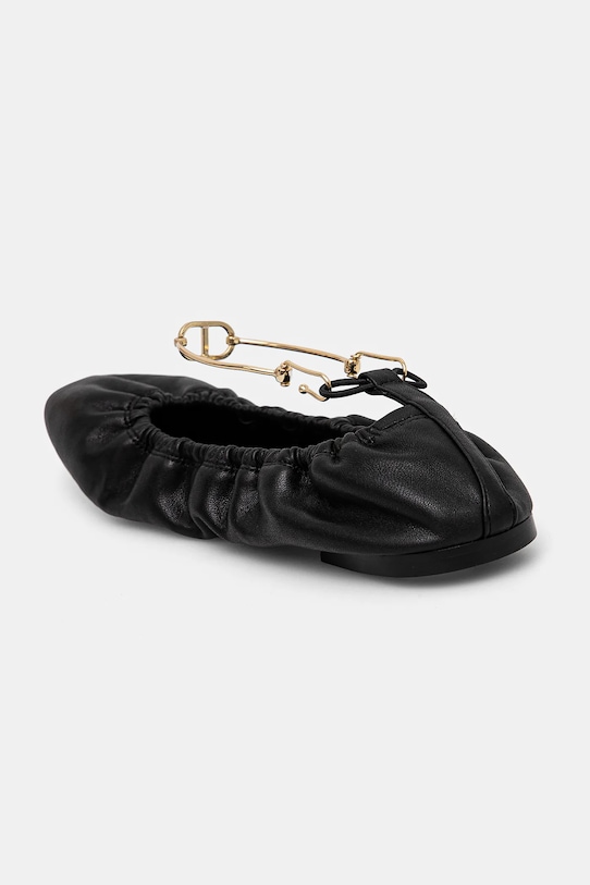 Cipők Twinset balerina 251TCP150.00006 fekete