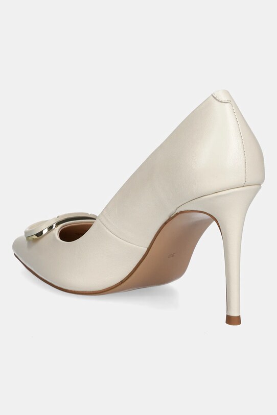 Încălțăminte Twinset stilettos de piele 251TCP060.00282 bej