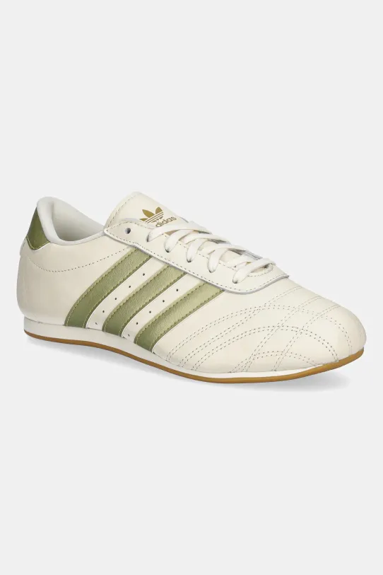 adidas Originals leather sneakers Taekwondo Lace flat beige JQ0570