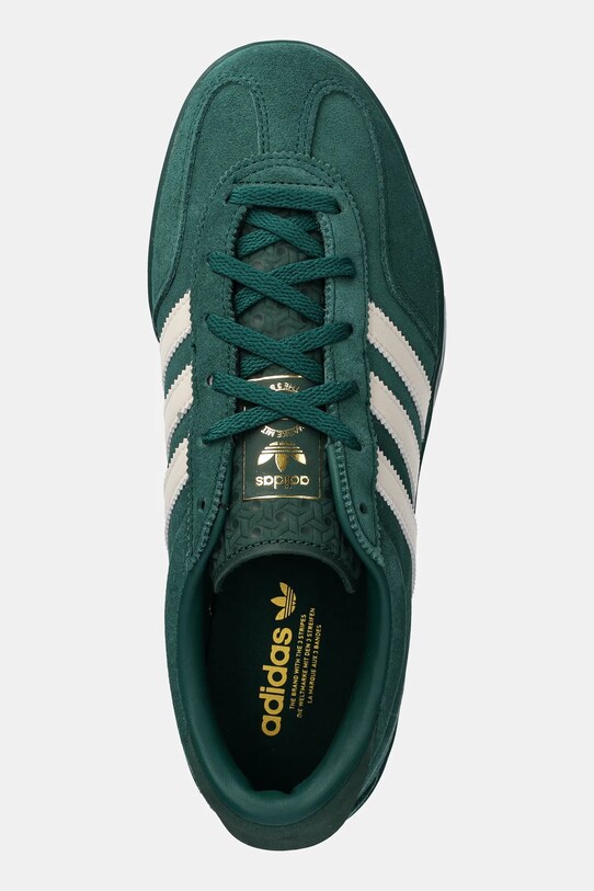 Вовняні кросівки adidas Originals Gazelle Stack зелений JR8179