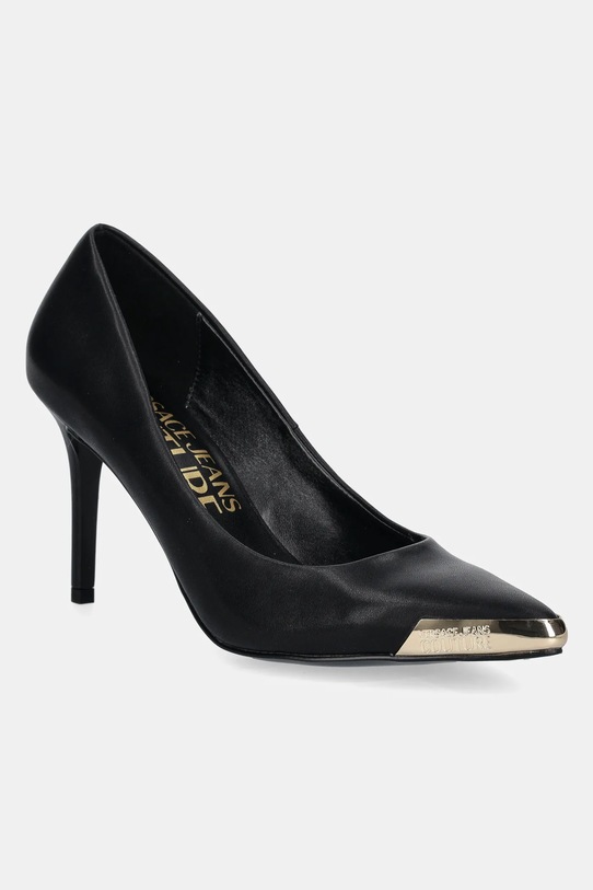 Versace Jeans Couture tacchi in pelle pelle fiore nero 78VA3S50.ZPS62.899