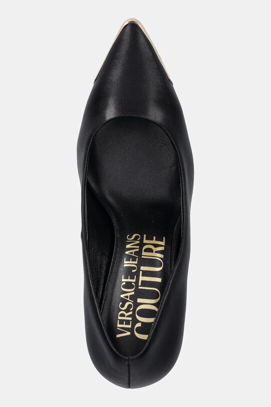 Шкіряні туфлі Versace Jeans Couture чорний 78VA3S50.ZPS62.899