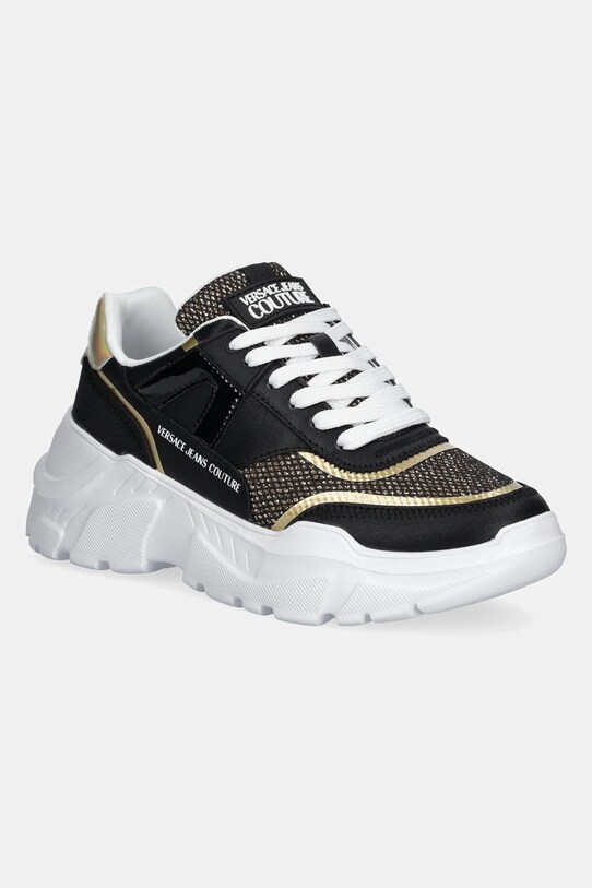 Кроссовки Versace Jeans Couture синтетический чёрный 78VA3SC4.ZPB07.G89