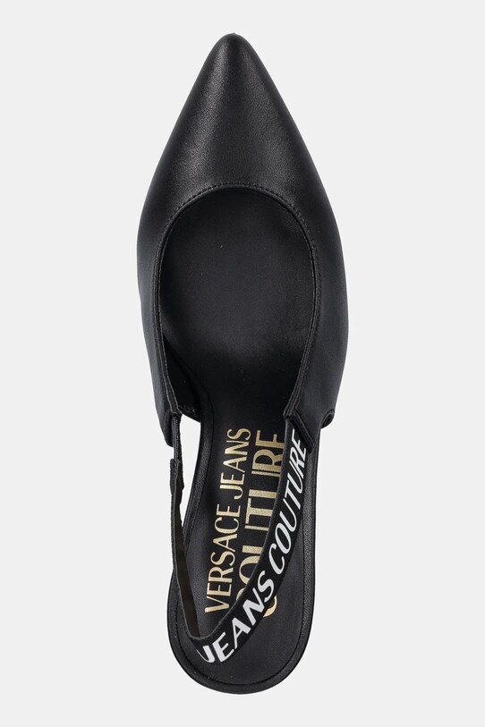 Versace Jeans Couture szpilki skórzane czarny 78VA3S52.ZPS62.899