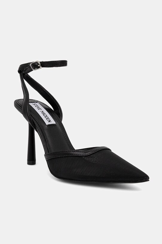 Steve Madden pantofi cu toc Alliance-M calcai expus negru SM11003768.001