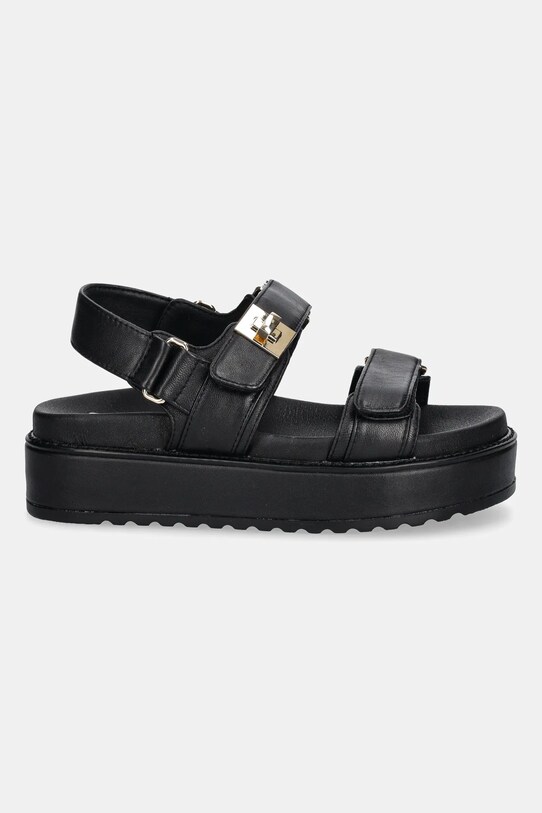 Кожени сандали Steve Madden Bigmona SM11003458.017 черен SS25