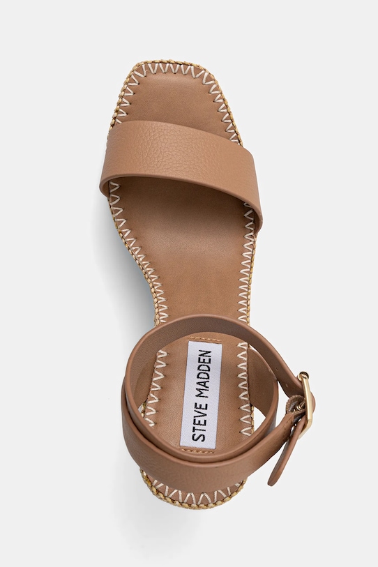 Шкіряні сандалі Steve Madden Cassie бежевий SM11003372.217