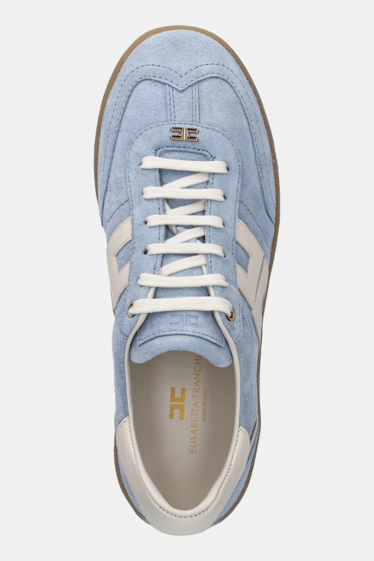 Замшевые кроссовки Elisabetta Franchi голубой SA51G51E2.DO7