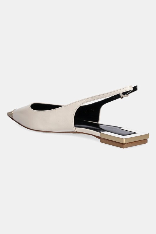 Взуття Шкіряні балетки Elisabetta Franchi SA07L51E2.193 бежевий