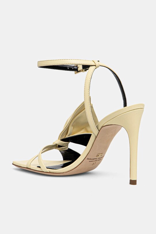 Încălțăminte Elisabetta Franchi stilettos de piele SA25L51E2.DC7 galben