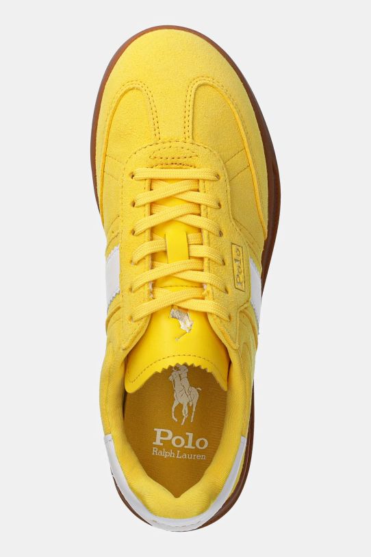 Polo Ralph Lauren sneakers din piele HTR Aera galben 804956688