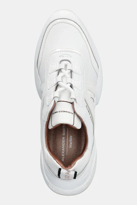 Alexander Smith sneakers din piele Marble alb ASBBMBW1008TWT