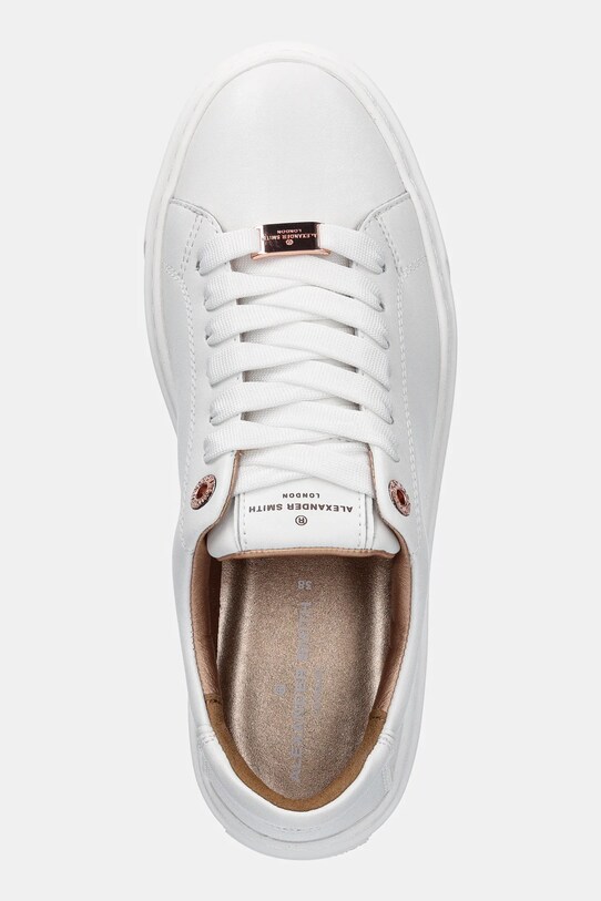 Alexander Smith sneakers London High alb ALBBLHW8401TWT