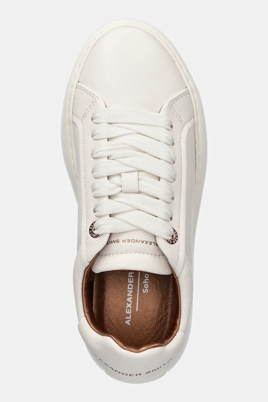 Kožené tenisky Alexander Smith Soho biela ASBBSOW3560TWT