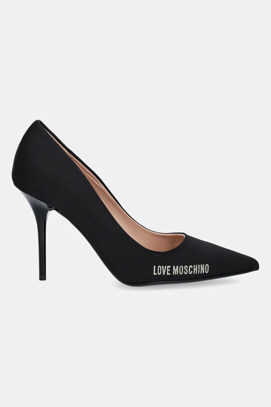 Love Moschino pantofi cu toc JA10059G1MIM0000 negru SS25
