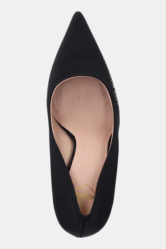 Love Moschino pantofi cu toc negru JA10059G1MIM0000