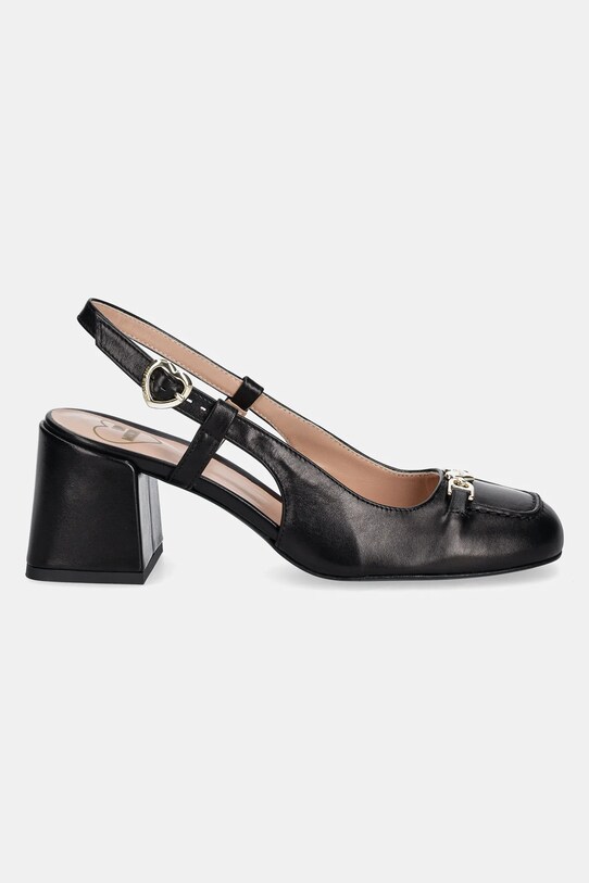 Love Moschino czółenka skórzane JA10107G1MIA0000 czarny SS25