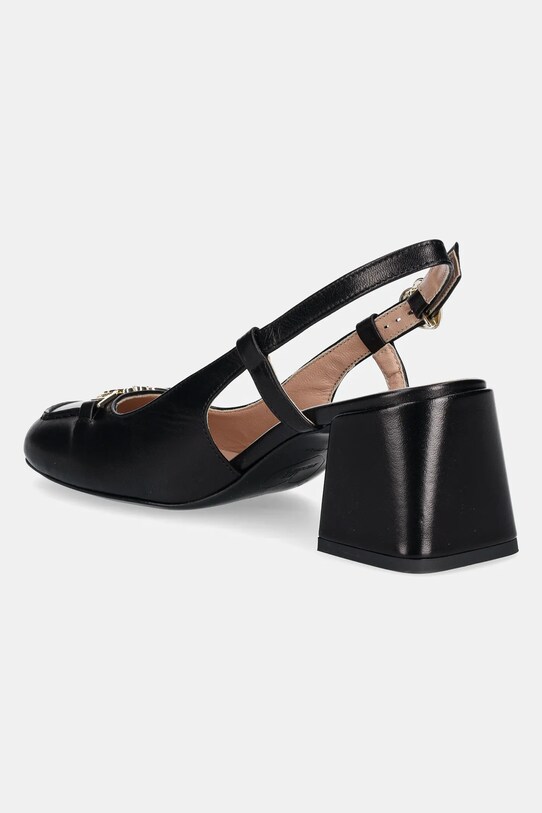 Obuwie Love Moschino czółenka skórzane JA10107G1MIA0000 czarny