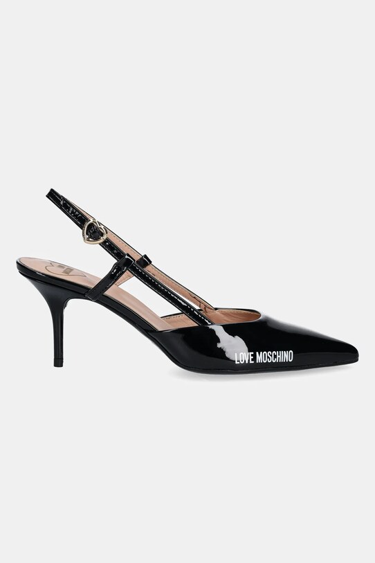 Love Moschino szpilki JA10627G1MIH0000 czarny SS25