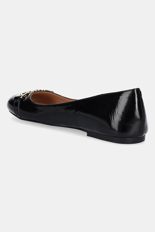 Încălțăminte Love Moschino balerini de piele JA11011G1MII0000 negru